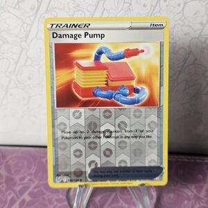 Damage Pump Trainer Card 156/196 Pokemon TCG Reverse Holo